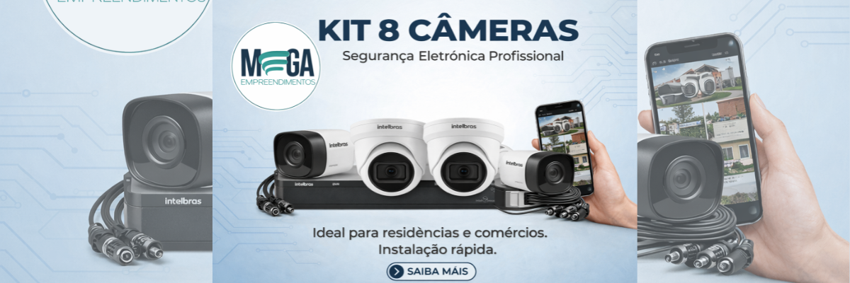 Kit Residencial – 8 Câmeras